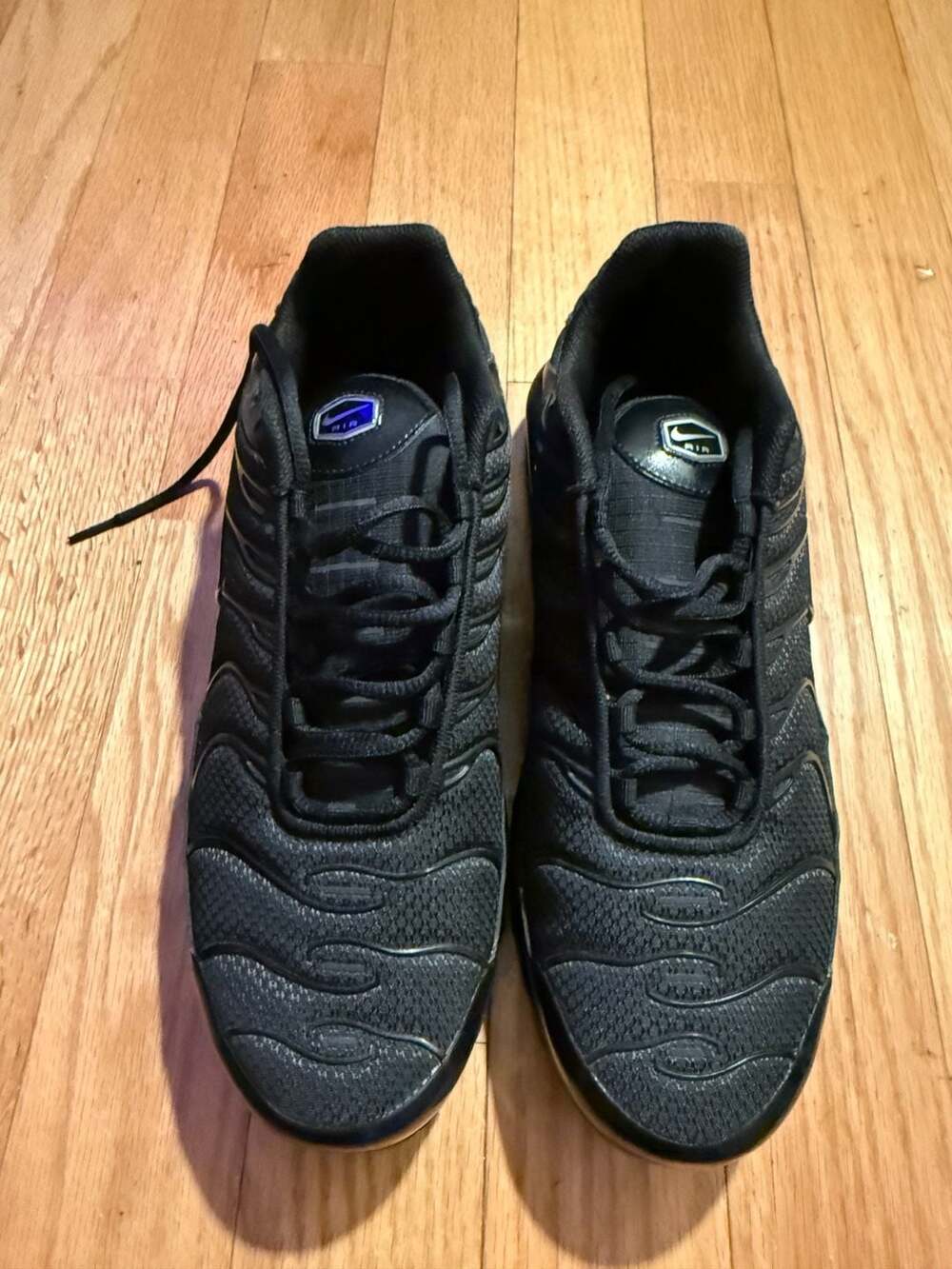 Nike Air Max Plus Black Triple Black Men's Size 10.5